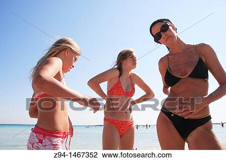 Family on beach View Large Photo Image Stock Image - Family on beach. Fotosearch