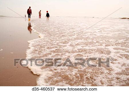 Family on beach View Large Photo Image Stock Photo - Family on beach. Fotosearch