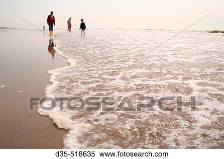 Family on beach View Large Photo Image Stock Photography - Family on beach. Fotosearch