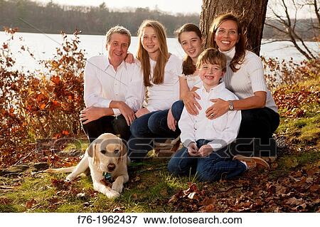 Stock Photo - Family portrait. Fotosearch