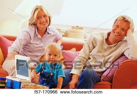 Stock Photograph - Family. Fotosearch