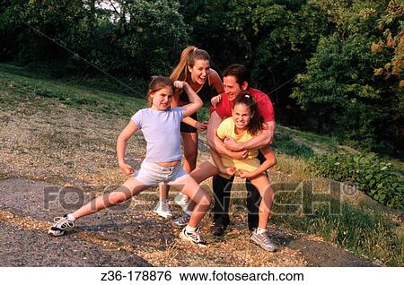Stock Photograph - Family. Fotosearch