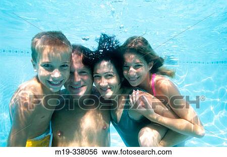 Family under the water View Large Photo Image Stock Photograph - Family under the water. Fotosearch