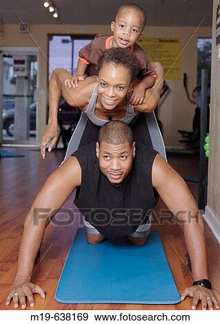 Family Workout View Large Photo Image Stock Photo - Family Workout. Fotosearch