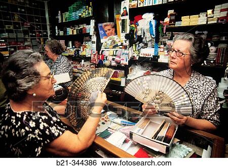 Fan shop.? cija. Sevilla province, Spain View Large Photo Image Stock Photograph - Fan shop.? cija. Sevilla province, Spain. Fotosearch