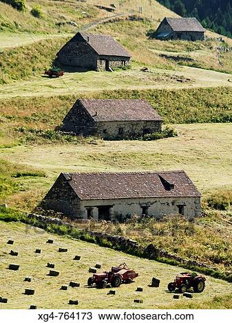 Farm works in meadow and? bordas? (isolated rural house), Viados, Posets-Maladeta Natural Park, Pyrenees Mountains. Aragon, Spain View Large Photo Image Stock Image - Farm works in meadow and? bordas? (isolated rural house), Viados, Posets-Maladeta Natural Park, Pyrenees Mountains. Aragon, Spain. Fotosearch