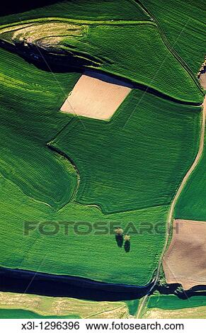Farmlands, Bureba Region in the Way of Saint James, Burgos province, Castile-Leon, Spain. View Large Photo Image Stock Photograph - Farmlands, Bureba Region in the Way of Saint James, Burgos province, Castile-Leon, Spain.. Fotosearch