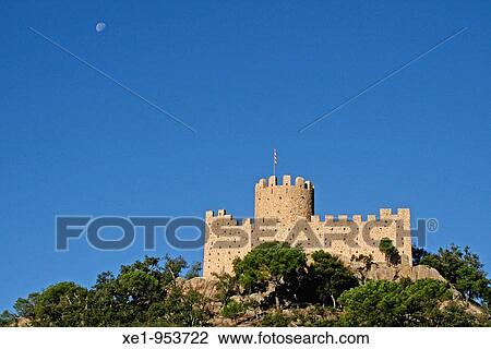 Farners castle, romanesque, Santa Coloma de Farners, Catalonia, Spain. View Large Photo Image Stock Image - Farners castle, romanesque, Santa Coloma de Farners, Catalonia, Spain.. Fotosearch