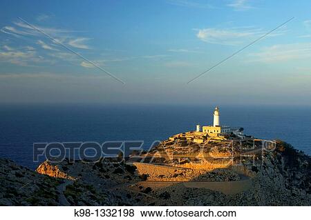 Faro de Formentor 1863 Cap de Formentor Pollen? a Mallorca Balearic Islands Spain View Large Photo Image Stock Photo - Faro de Formentor 1863 Cap de Formentor Pollen? a Mallorca Balearic Islands Spain. Fotosearch