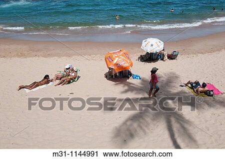 Farol da Barra beach, Salvador de Bahia, Brasil View Large Photo Image Stock Image - Farol da Barra beach, Salvador de Bahia, Brasil. Fotosearch
