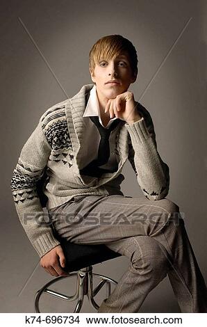 Picture - Fashion image of male. Fotosearch