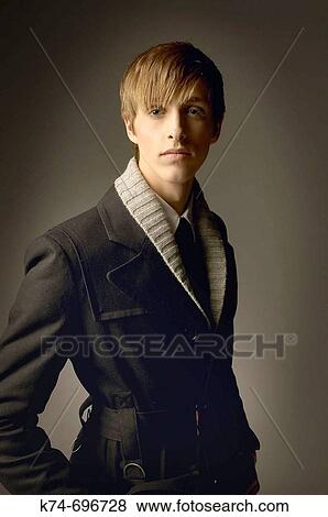 Stock Photo - Fashion image of male. Fotosearch