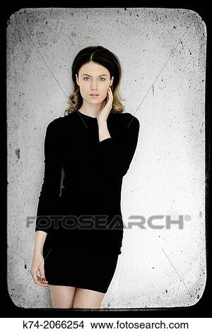 Picture - fashion image of young woman.. Fotosearch