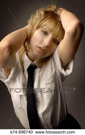 Fashion image of young woman View Large Photo Image Stock Image - Fashion image of young woman. Fotosearch