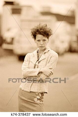 Fashion image of young woman View Large Photo Image Stock Photo - Fashion image of young woman. Fotosearch