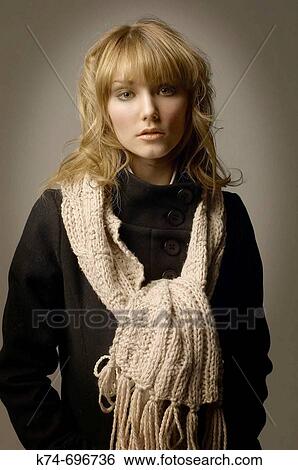 Fashion image of young woman View Large Photo Image Stock Photograph - Fashion image of young woman. Fotosearch