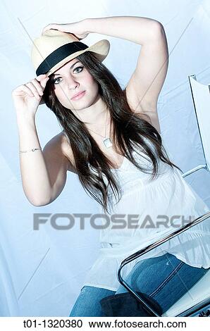 Fashionable girl View Large Photo Image Stock Image - Fashionable girl. Fotosearch