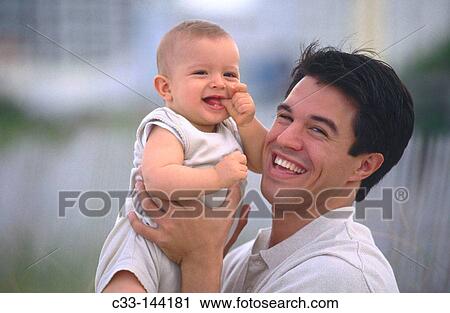 Father and baby View Large Photo Image Stock Image - Father and baby. Fotosearch