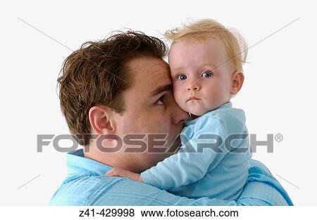 Stock Photo - Father and baby. Fotosearch