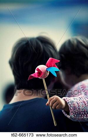 Stock Image - Father and child. Fotosearch