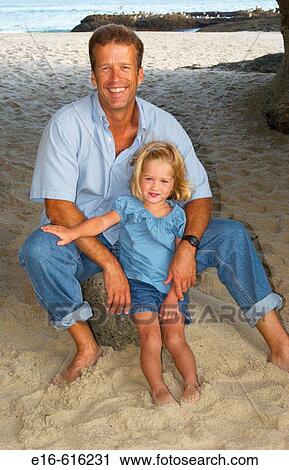 Stock Image - father and daughter. Fotosearch