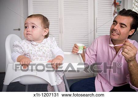 Stock Image - Father and daughter.. Fotosearch
