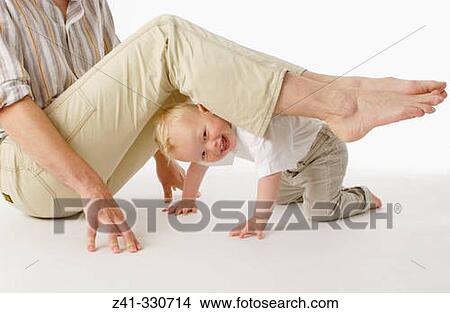 Picture - Father and son. Fotosearch
