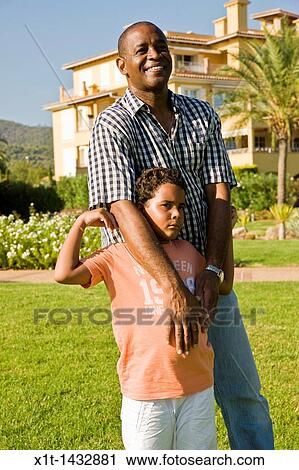 Stock Image - Father and son.. Fotosearch