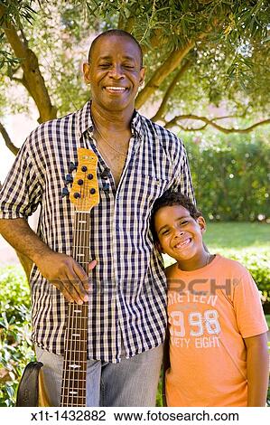 Stock Image - Father and son.. Fotosearch