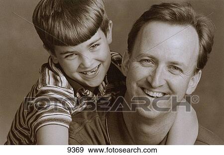 Father and son View Large Photo Image Stock Photo - Father and son. Fotosearch