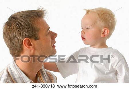 Stock Photo - Father and son. Fotosearch