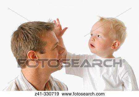 Father and son View Large Photo Image Stock Photo - Father and son. Fotosearch