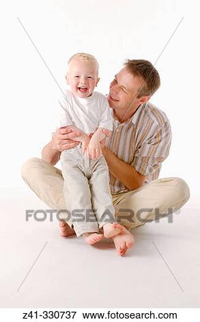 Father and son View Large Photo Image Stock Photo - Father and son. Fotosearch