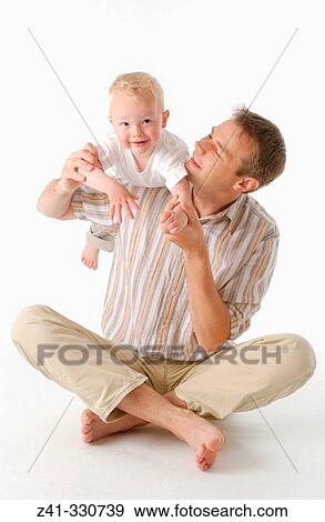 Stock Photo - Father and son. Fotosearch