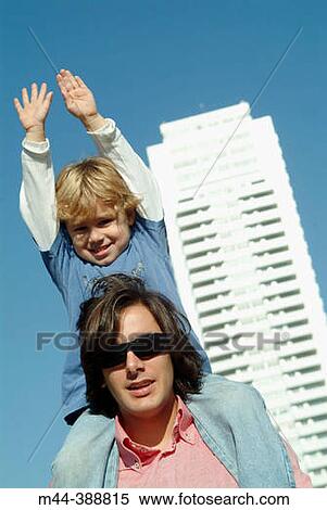 Stock Photography - Father and son. Fotosearch