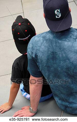 Stock Image - father & son. Fotosearch
