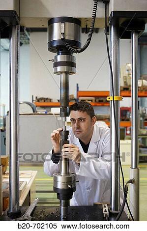 Fatigue test, determination of the fatigue life of materials, Department of Mechanical assays, Foundry Unit. Fundaci? n Inasmet-Tecnalia, Centro de Investigaci? n, Parque Tecnologico de San Sebastian, Donostia, Gipuzkoa, Euskadi. View Large Photo Image Stock Photography - Fatigue test, determination of the fatigue life of materials, Department of Mechanical assays, Foundry Unit. Fundaci? n Inasmet-Tecnalia, Centro de Investigaci? n, Parque Tecnologico de San Sebastian, Donostia, Gipuzkoa, Euskadi.. Fotosearch