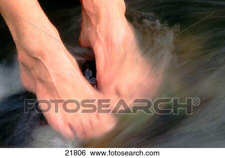 Feet in creek View Large Photo Image Stock Photograph - Feet in creek. Fotosearch
