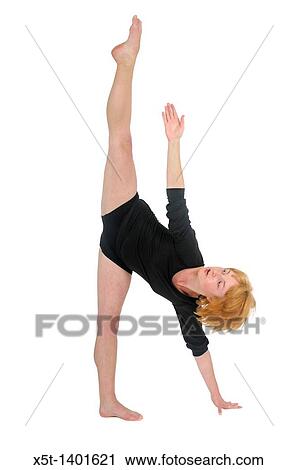 Female Contemporary Dancer On white Background View Large Photo Image Stock Image - Female Contemporary Dancer On white Background. Fotosearch