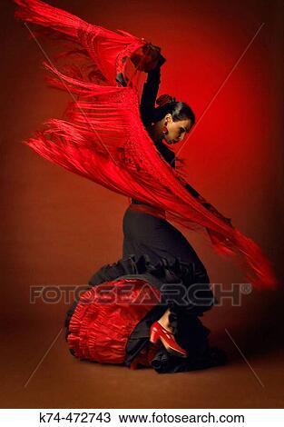 Female Flamenco Dancer View Large Photo Image Stock Image - Female Flamenco Dancer. Fotosearch