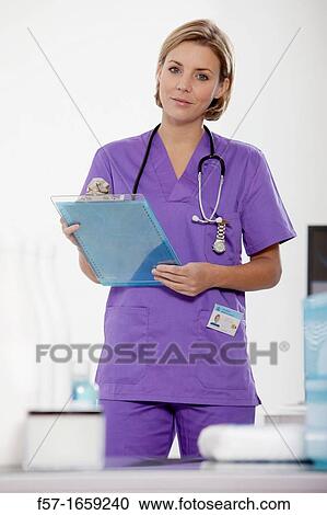 Stock Image - Female Nurse. Fotosearch