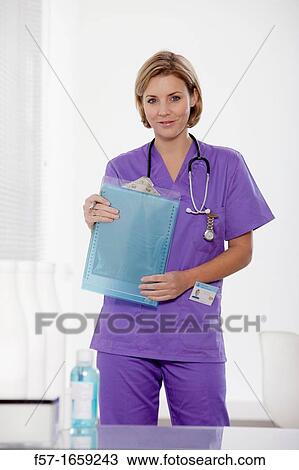 Stock Image - Female Nurse. Fotosearch