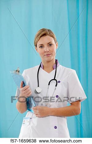 Stock Photo - Female Nurse. Fotosearch