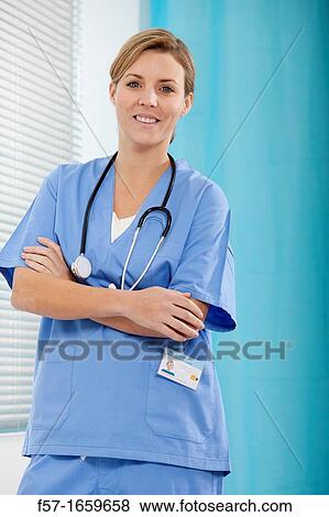 Stock Photo - Female Nurse. Fotosearch