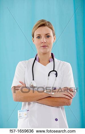 Stock Photograph - Female Nurse. Fotosearch