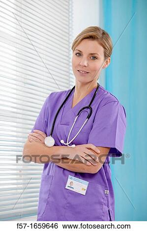Stock Photograph - Female Nurse. Fotosearch