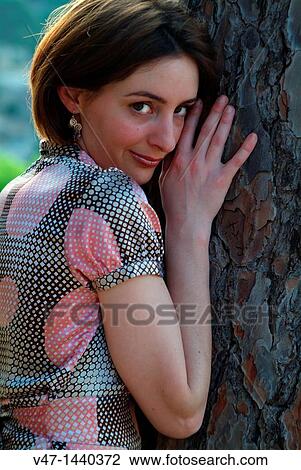 Stock Image - female portrait. Fotosearch