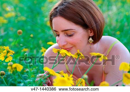 Stock Photograph - female portrait. Fotosearch