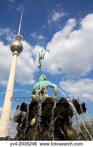 Fernsehturm, Berlin, Germany. View Large Photo Image Stock Photograph - Fernsehturm, Berlin, Germany.. Fotosearch