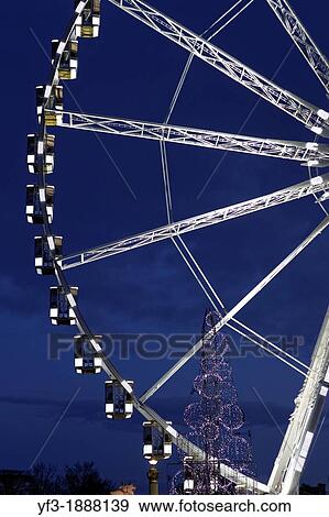 Ferris Wheel, Jardin des Tuileries Garden, Paris, France View Large Photo Image Stock Photo - Ferris Wheel, Jardin des Tuileries Garden, Paris, France. Fotosearch